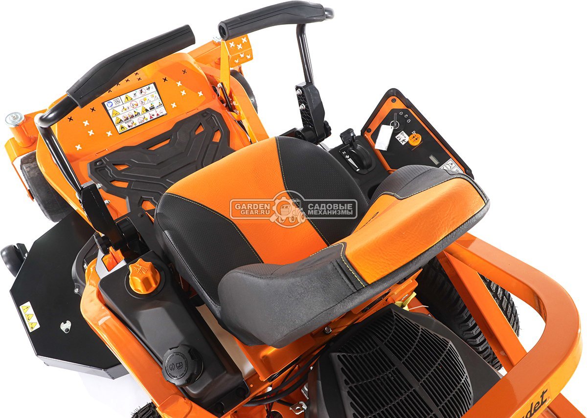 Садовый райдер Cub Cadet ZT1 46 Ultima с нулевым радиусом разворота (USA, Kohler KT7000 V-Twin, 725 куб.см., гидростатика, ширина 117 см., 256 кг)