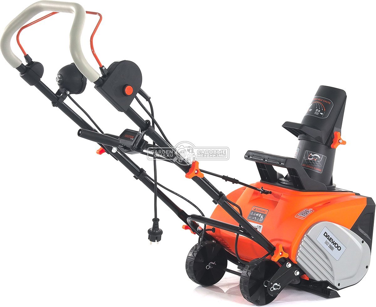 Снегоуборщик электрический Daewoo DAST 2600E (PRC, 46 см., 2600 Вт., LED фара, 15,5 кг.)