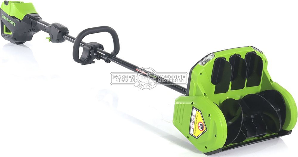 Снегоуборщик аккумуляторный / лопата GreenWorks GD60SS2 без АКБ и ЗУ (PRC, BL 60В, ширина 30 см, направляюшая выброса, 7.5 кг)