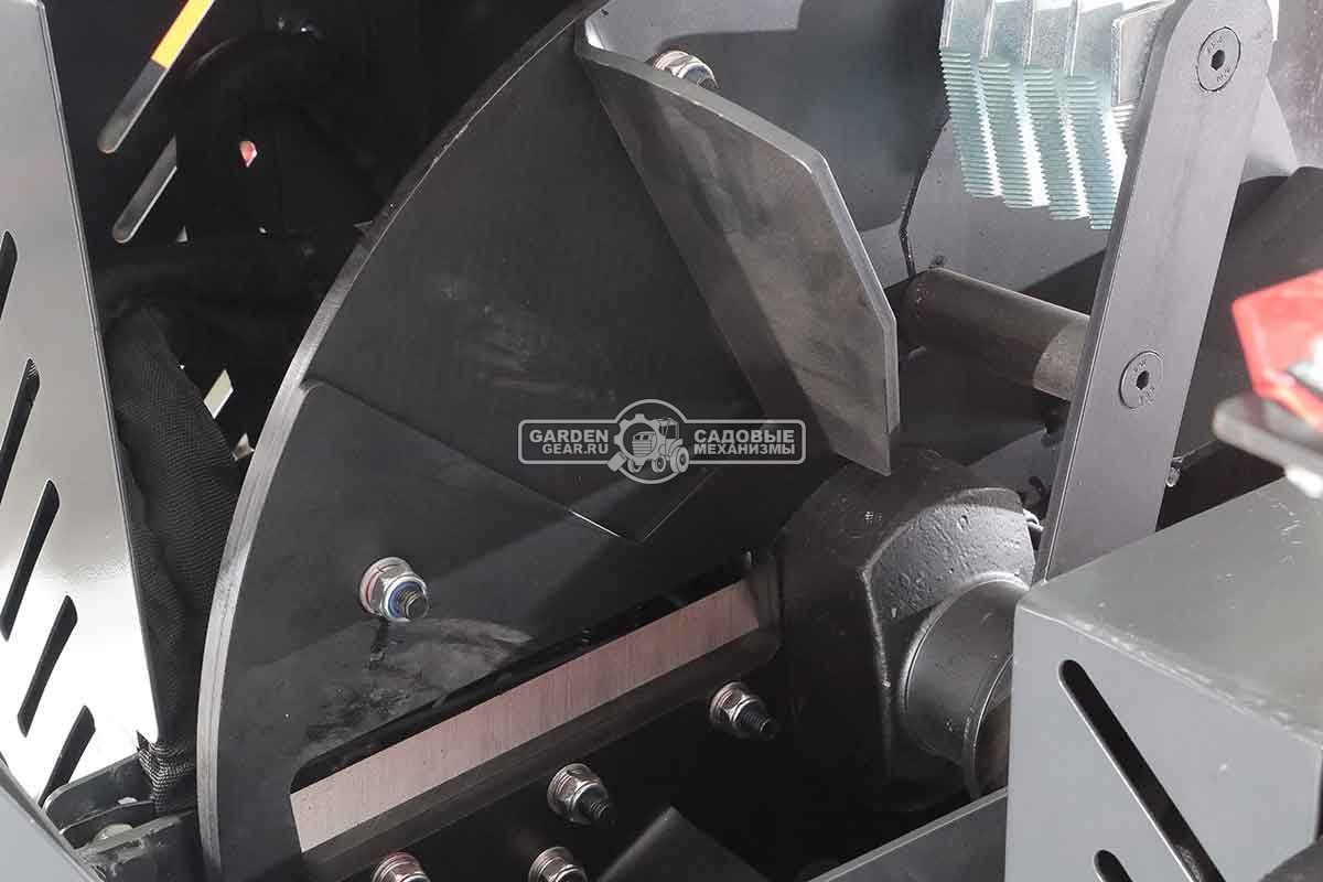 Измельчитель веток ZimAni LS 200 D (PRC, Loncin 764 куб.см., 30 л.с., с эл.старт, вал подачи, дисковый, ветки до 200 мм, одноосный прицеп, 415 кг)