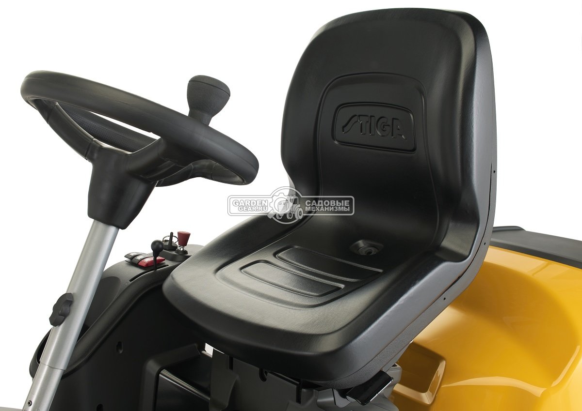 Садовый райдер Stiga Park 700 WX 4WD без деки (ITA, Stiga ST600 V-Twin, 586 куб.см., гидростатика, полный привод, LED, 221 кг.)