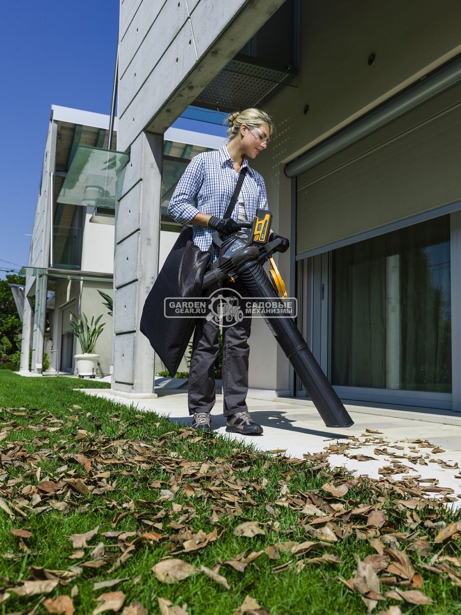 Пылесос - воздуходувка аккумуляторная Stiga SBV 48 AE без АКБ и ЗУ (PRC, Li-Ion, 48V, 83 м/с., 9,6 м3/мин., бесщеточный, мешок 40 л., 2,4 кг.)