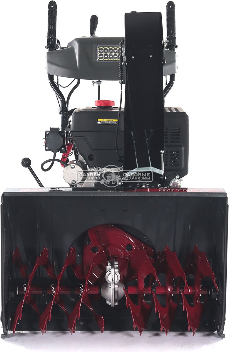 Снегоуборщик Evoline SBG 700 TLE гусеничный (PRC, 70 см, Loncin, 383 см3, эл/стартер 220В, фара, разблокировка гусениц, подогрев рукояток, 120 кг)