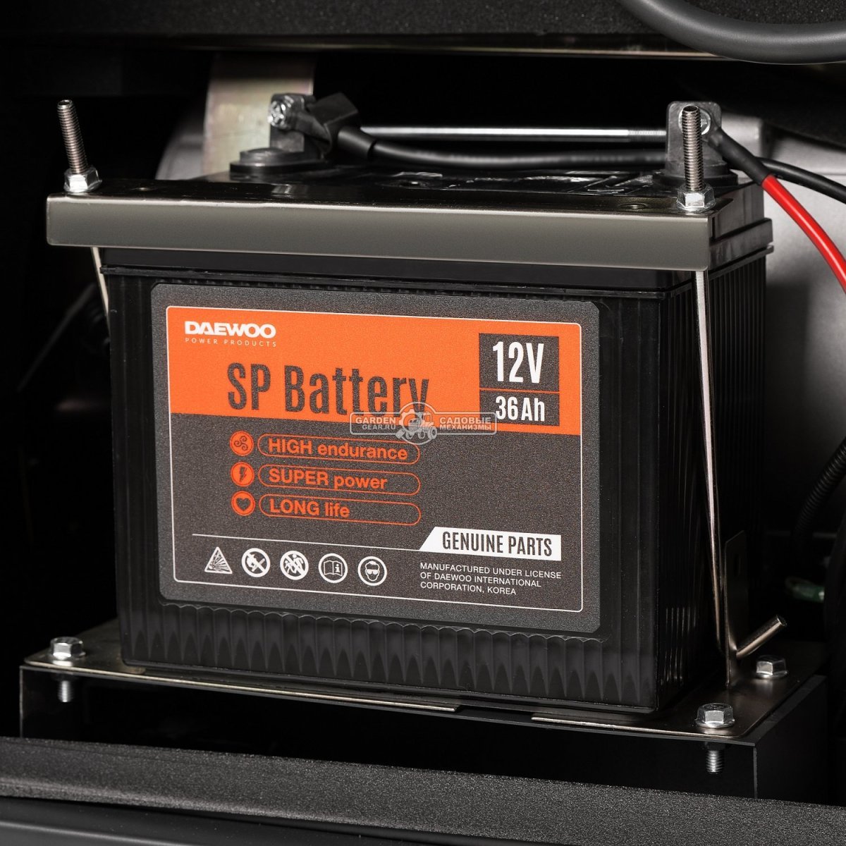 Дизельный генератор Daewoo DDAE 10000SE 2024 в шумозащитном кожухе (PRC, 531 см3, 14 л.с., 7.2/8.0 кВт, электростарт, колеса, ATS, 16 л, 160 кг)