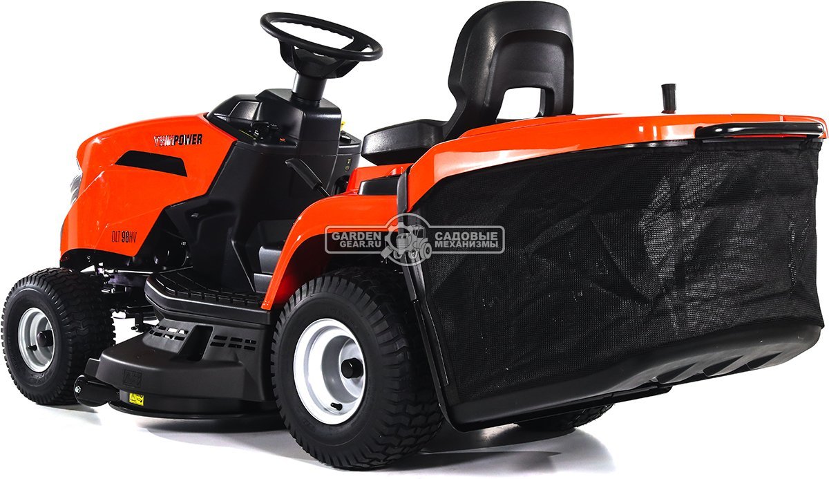 Садовый трактор Daewoo DLT 98HV (PRC, Stiga ST550 V-Twin, 586 куб.см., гидростатика, ширина кошения 98 см, травосборник 240 л, мульчирование, 198 кг)