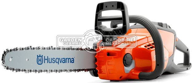 Пила аккумуляторная цепная Husqvarna 120i 12" с АКБ B140 и QC250 (PRC, Li-Ion, 36В, натяжение цепи без инструмента, H38, 3/8" mini, 1,1 мм., 3,0 кг.)