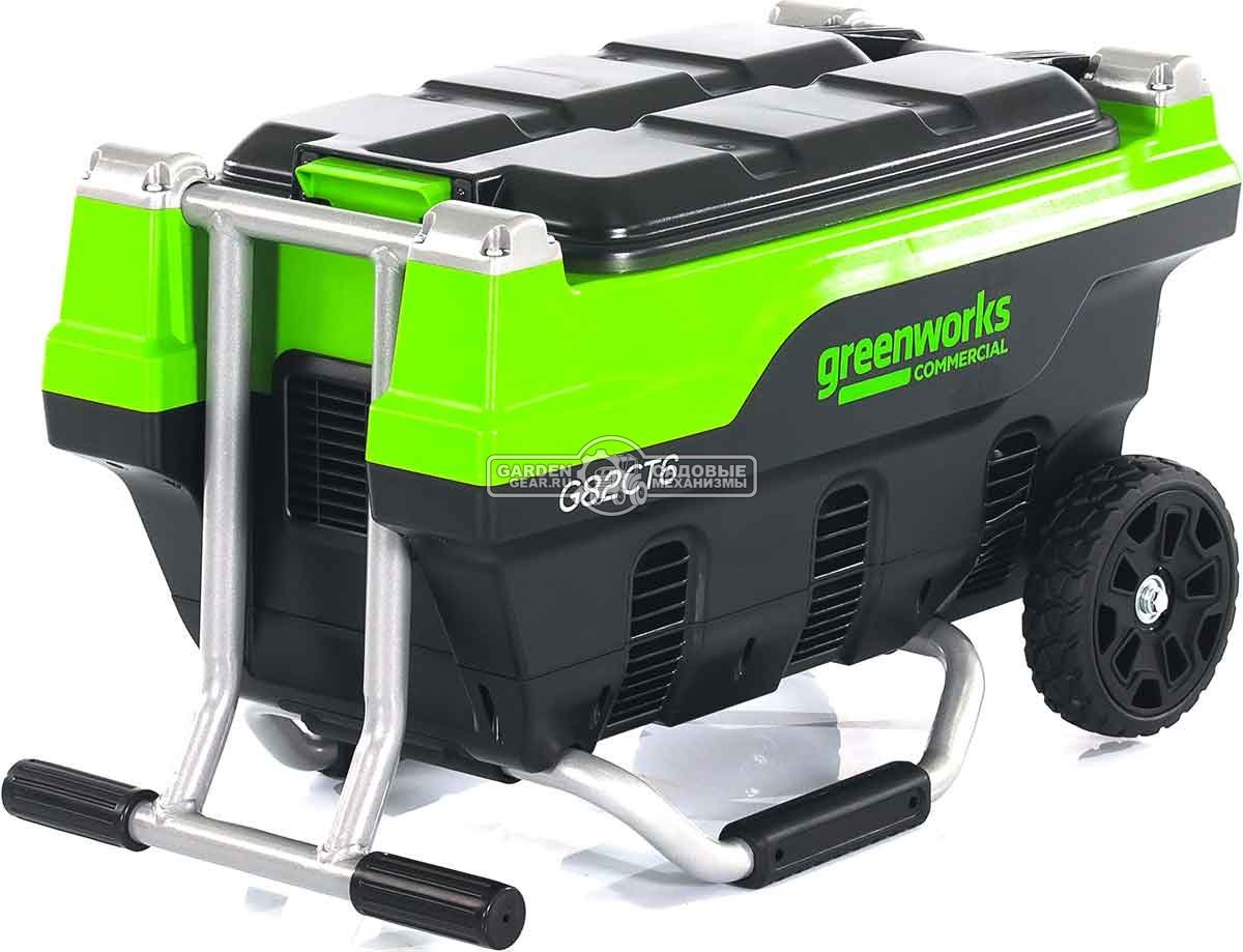 Зарядное устройство GreenWorks G82CT6 для 6 АКБ 82В (PRC, система охлаждения воздуха, 16 кг)