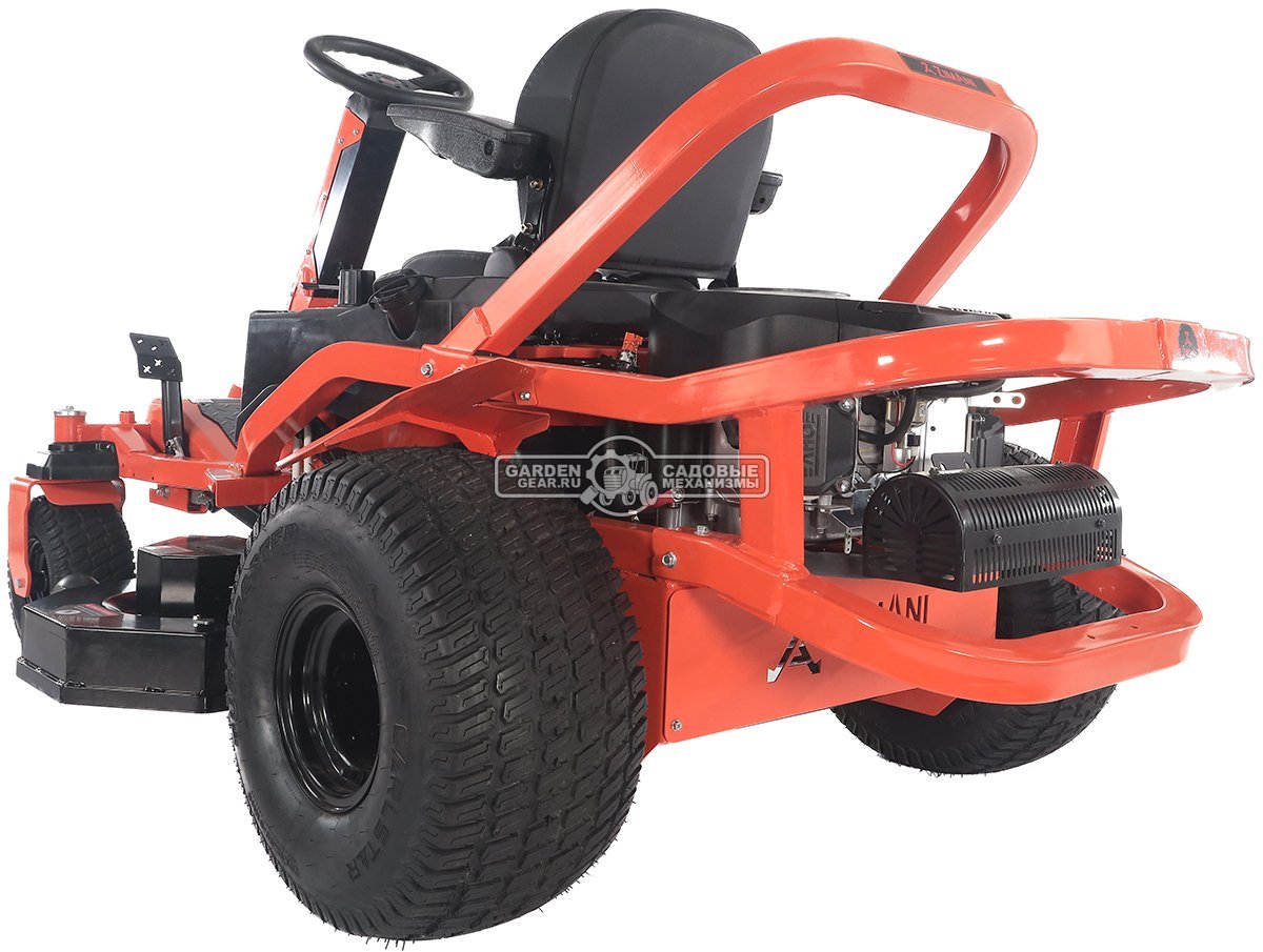 Садовый райдер ZimAni Sierra 54 Pro с нулевым радиусом разворота (PRC, Kohler KT730, V-Twin, 725 куб.см., гидростатика, ширина 137 см., 350 кг)