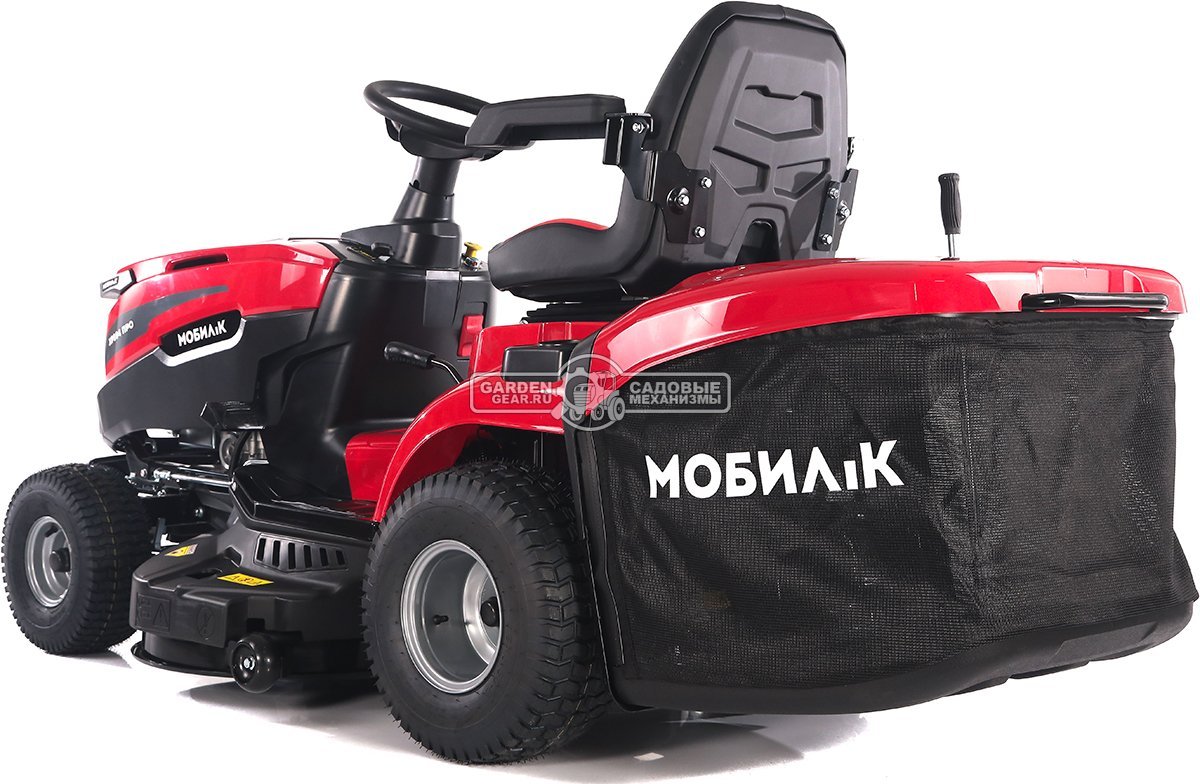 Садовый трактор Мобил К XP104 Про (PRC, Мобил К, 452 куб.см., механика 5+1, травосборник 245 л, мульчирование, ширина кошения 104 см, 193 кг)