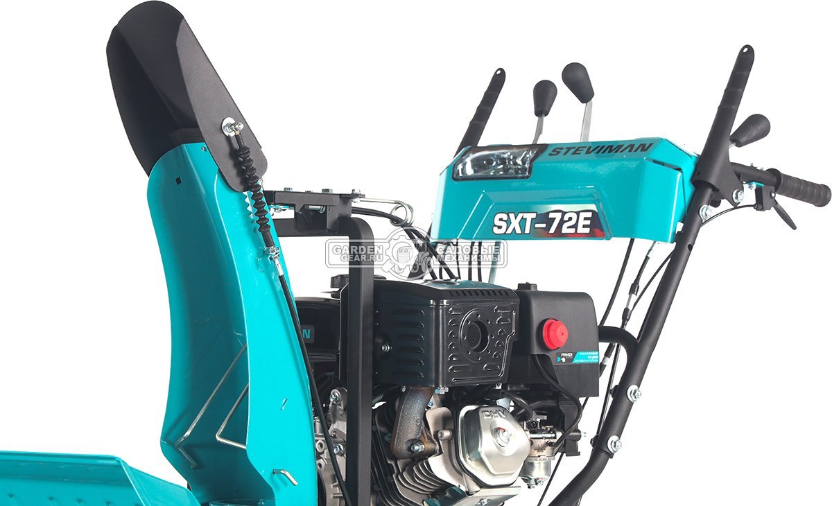 Снегоуборщик Steviman SXT-72E гусеничный (RUS, 72 см, Korona 420 см3, эл/стартер 220В, фара, скорости 6/2, 103 кг)