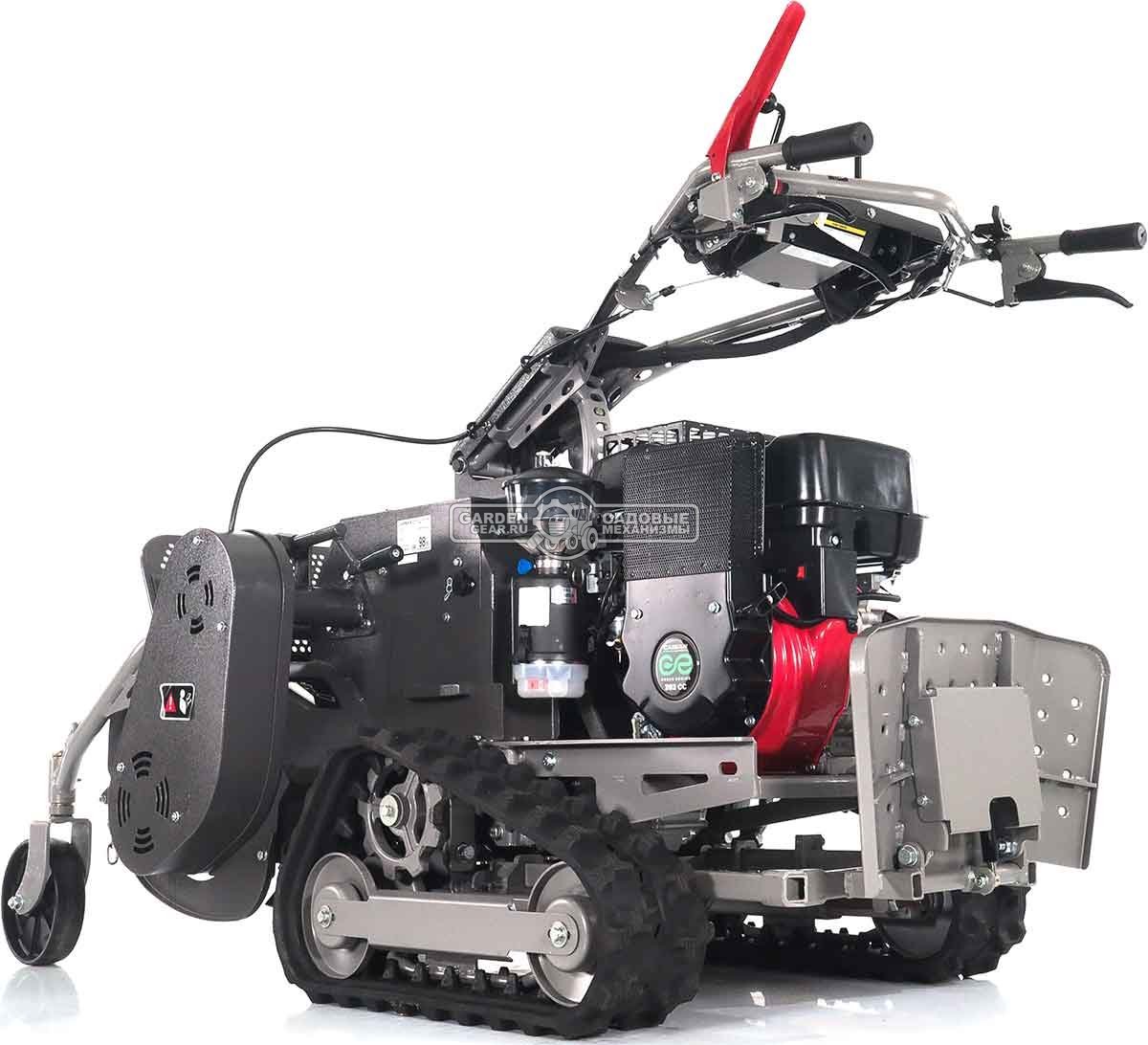 Косилка для высокой травы и кустов Caiman Rolo 390C-T цеповая гусеничная (RUS, 68 см, Caiman Green Engine, 392 куб.см., дифференциал, 295 кг.)