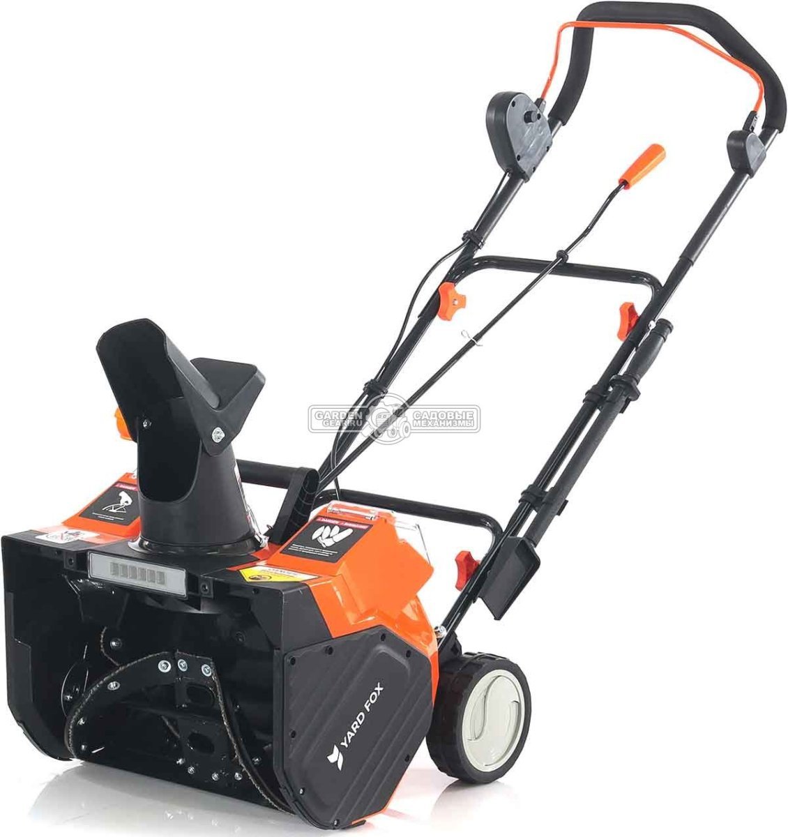 Снегоуборщик аккумуляторный Yard Fox 4625E Basic с 2 АКБ 4 А/ч и ЗУ (PRC, BL 2х20В, ширина 46 см, фара, 2 порта для АКБ, 20 кг)