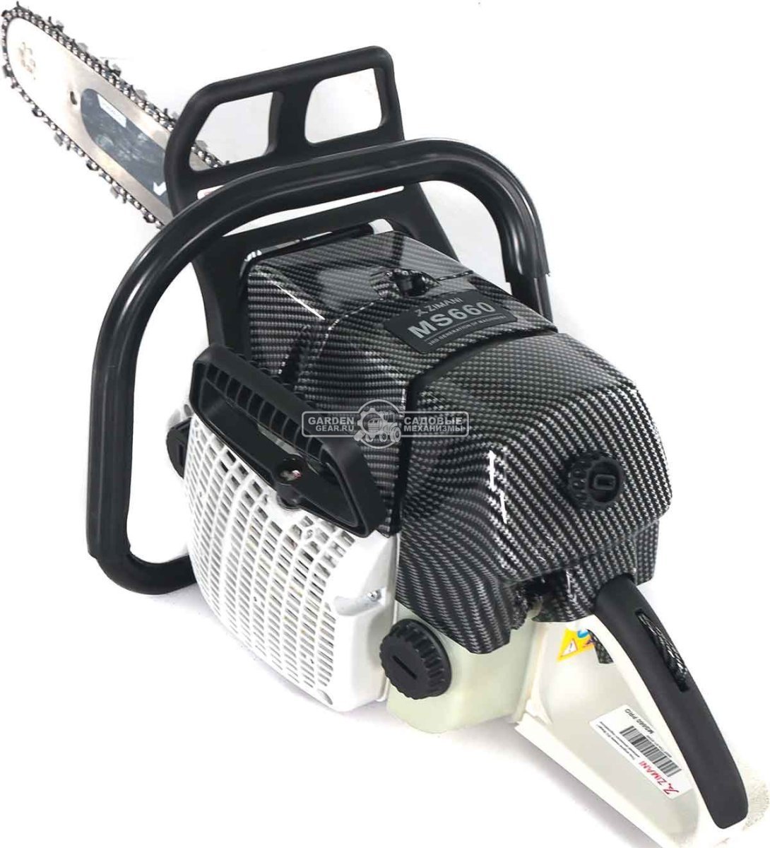 Бензопила ZimAni MS 660 Pro 18" (PRC, 91.6 куб.см., 5.4 кВт/7.0 л.с., 3/8", 1.6 мм, 66E, Walbro Carburetor, 8 кг)