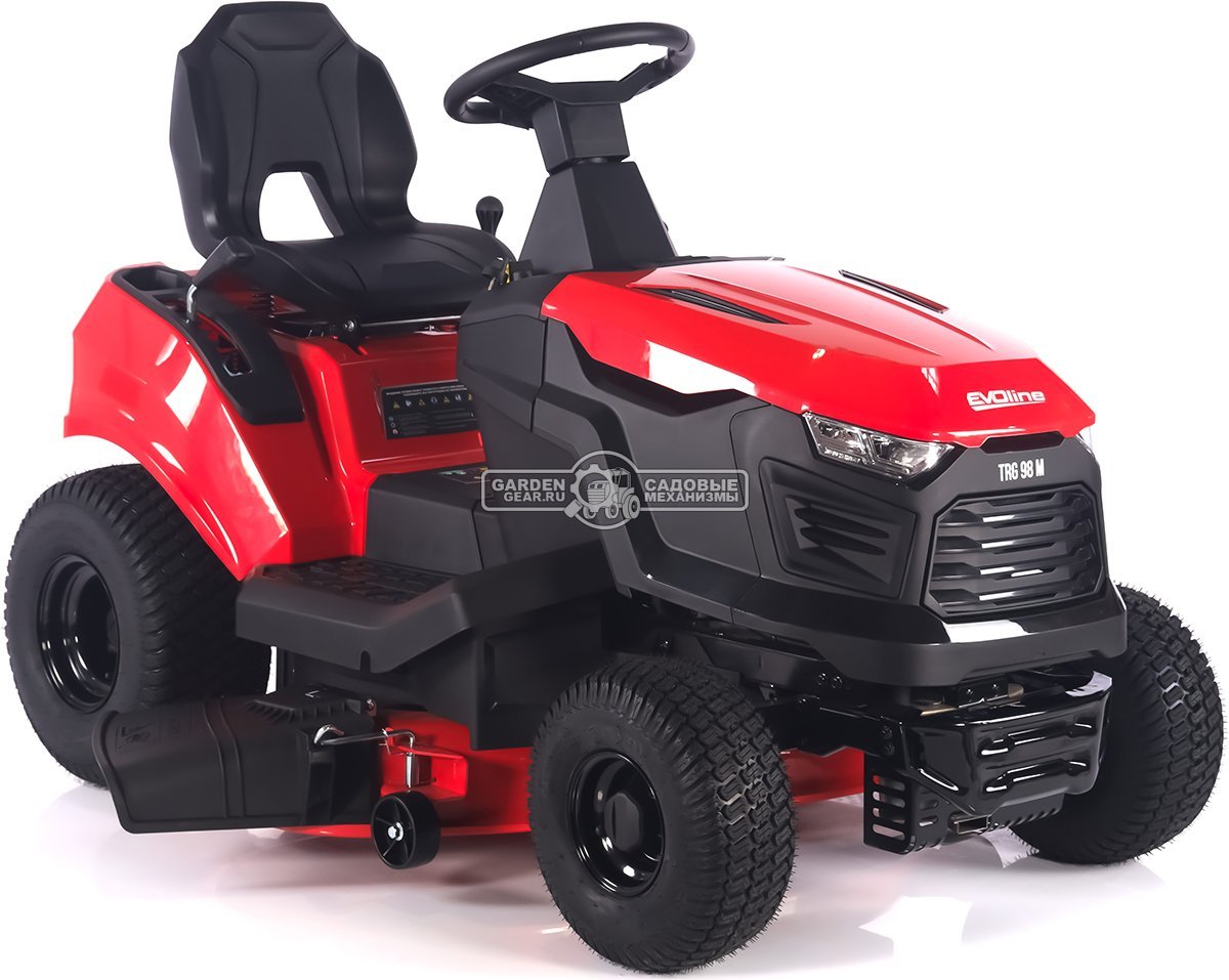 Садовый трактор Evoline TRG 98 M (PRC, Loncin 452 куб.см., механика, ширина кошения 96 см, боковой выброс, 182 кг)