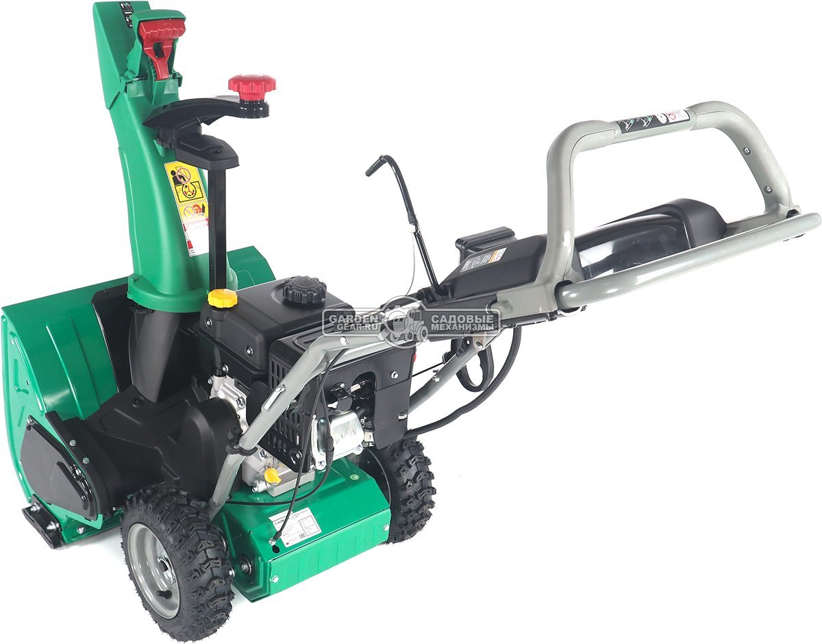 Снегоуборщик Caiman Go 24CT одноступенчатый (RUS, 60 см, Caiman Green Engine, 212 см3, резиновый ленточный шнек, 1 скорость, фара, 56 кг.)