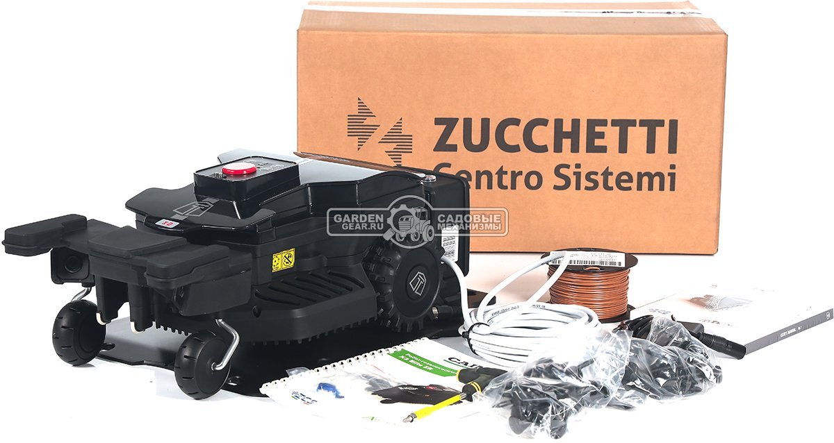 Газонокосилка робот Caiman Tech X2 Elite ZR Radar (ITA, площадь газона до 1000 м2, нож 18 см., Bluetooth, алгоритм умной стрижки, вес 7,5 кг.)