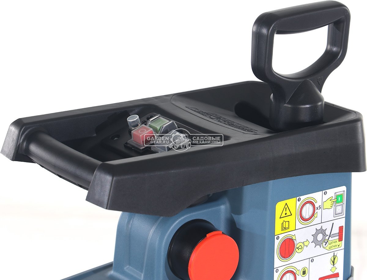 Садовый измельчитель веток электрический Senix SDE28-M-EU (PRC, 2800 Вт, ветки до 45 мм., валик с ножами, 19.2 кг) 