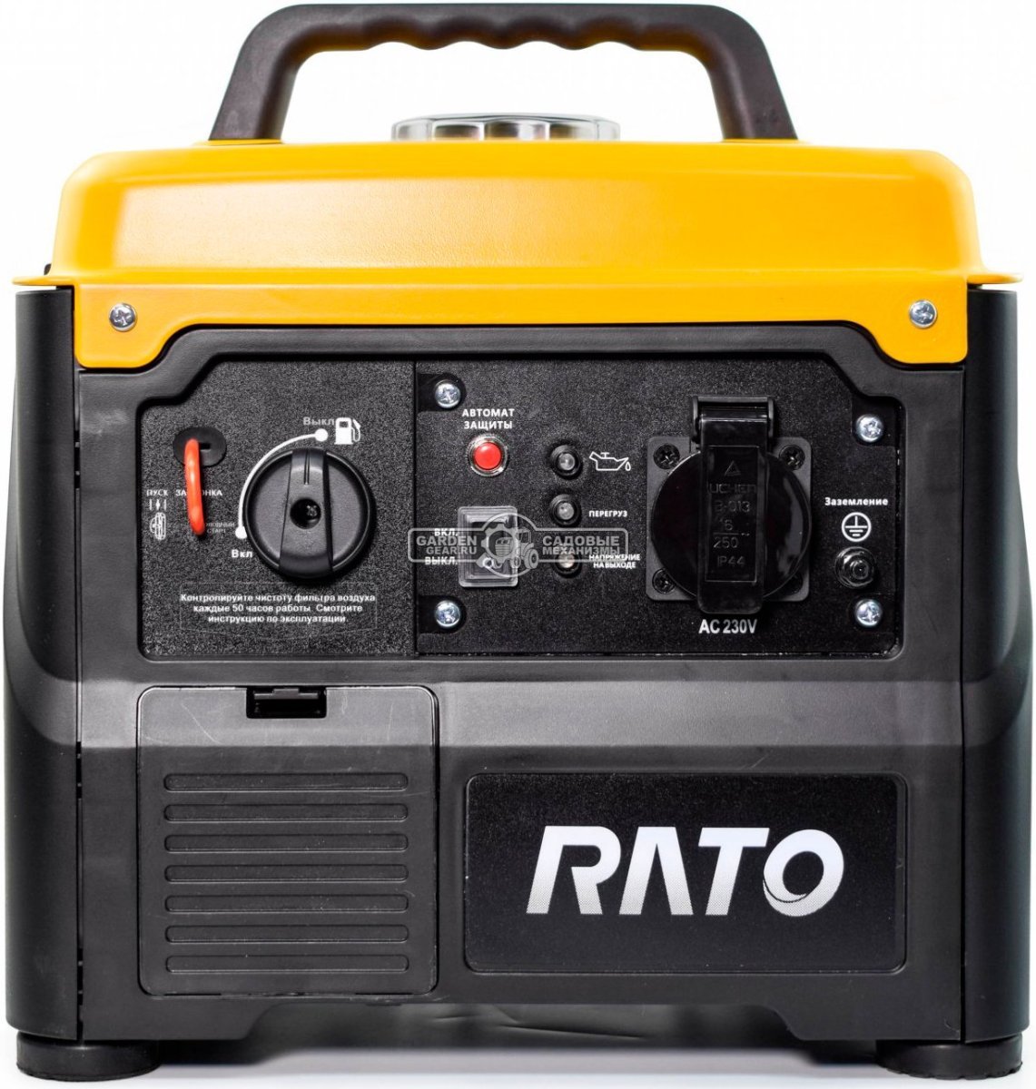 Бензиновый генератор инверторный Rato R1000i (PRC, 56 см3, 0.8/0.7 кВт, 3 л, 12 кг)