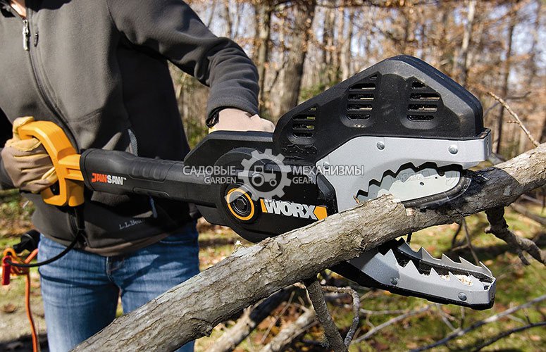 Электрический цепной сучкорез Worx JawSaw WG307E (PRC, 600 Вт, диам. среза 10 см, 3.6 кг)