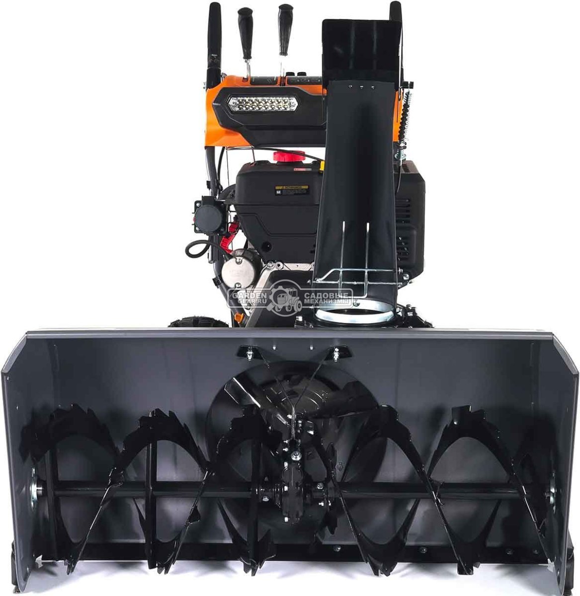 Снегоуборщик Villartec WB1510E (PRC, 107 см, Loncin 420 см3, эл/стартер 220В, фара, подогр. рукояток, разблокир. колес, скорости 6/2, 135 кг)