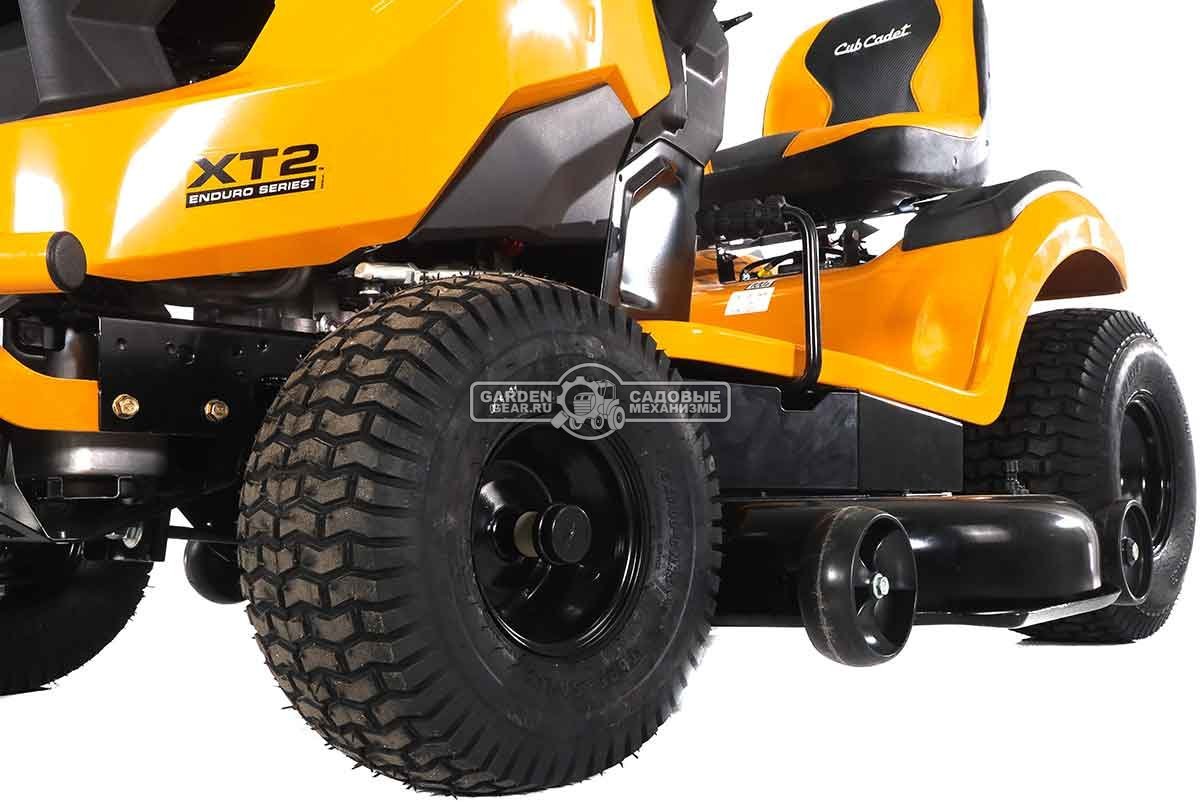 Садовый трактор Cub Cadet XT2 PS117i (USA, Cub Cadet 679 EFI, V-Twin, 679 куб.см., гидростатика, боковой выброс, ширина кошения 117 см., 230 кг.)