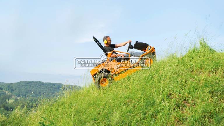 Садовый трактор для высокой травы и работы на склонах AS-Motor 940 Sherpa 4WD XL (GER, 90 см, B&S Pro, 724 см3, дифференциал, задний выброс, 298 кг)