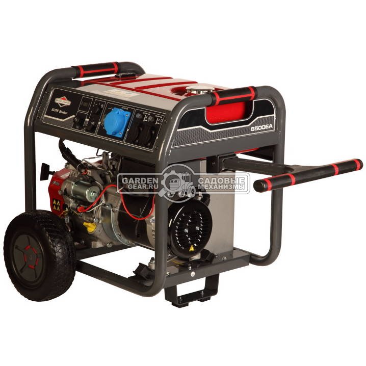 Бензиновый генератор Briggs & Stratton 8500EA Elite (PRC, B&S 2100, 420 см3, 6.5/8.0 кВт, 28 л., эл/стартер, 105 кг)