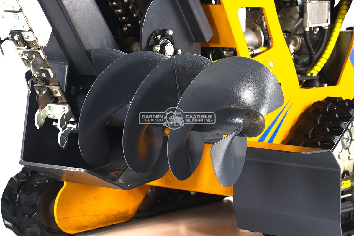 Самоходный гусеничный траншеекопатель Baumech ТКС1 с двигателем Zongshen GB750 EFI V-Twin инжектор (скорость копки грунта до 60 м/ч), 762 кг.