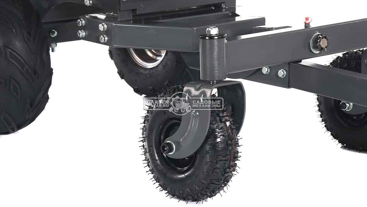 Измельчитель веток ZimAni LS 150 PRO (PRC, Loncin 622 куб.см., 20 л.с., с эл.старт, дисковый, ветки до 150 мм, двуосный прицеп, 252 кг.)