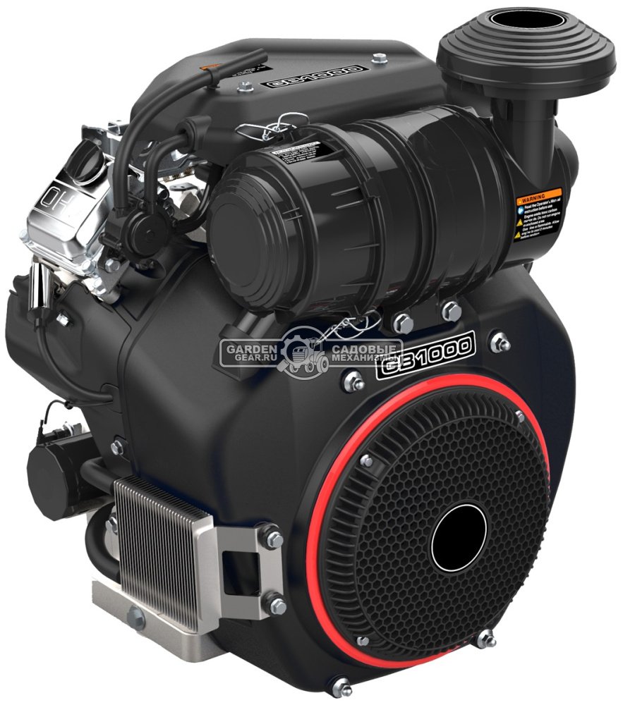 Бензиновый двигатель Zongshen GB 1000 E (35 л.с., 999 куб.см., D=36,5 мм, L=111 мм, катушка 12В/240Вт, электростартер, выпрямитель, 57 кг.)