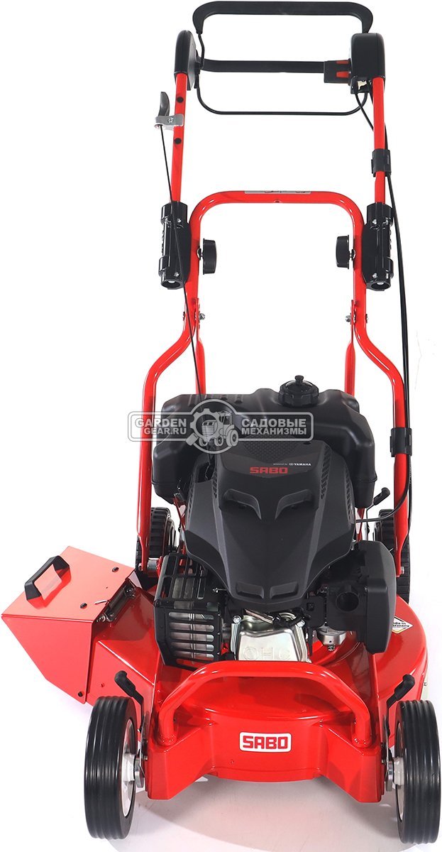 Газонокосилка бензиновая SABO 52-PRO SKA PLUS (GER, 50 см., Yamaha, 190 куб.см., бак - 6 л., алюминий, вариатор, боковой выброс, 51 кг.)