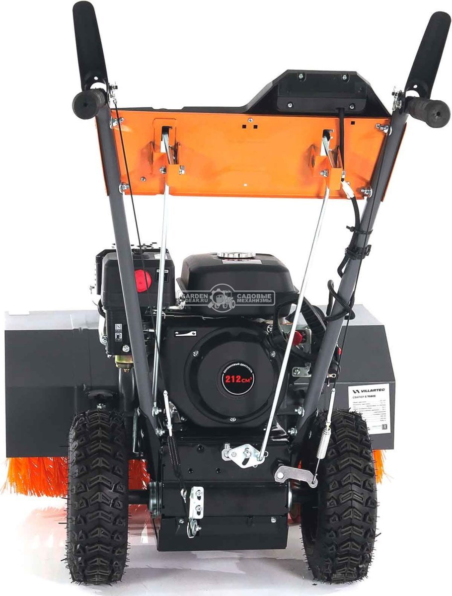 Подметальная машина Villartec S 7080E (PRC, 7.0 л.с., 212 см3, скорости 5/2, шир. 80 см., диам. 34,5 см., эл/стартер, фара, 70 кг)
