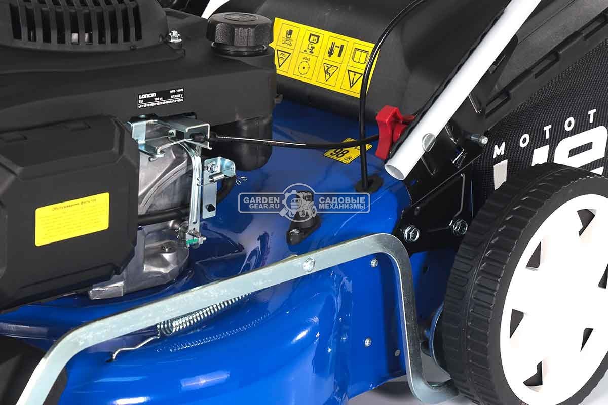 Газонокосилка бензиновая Нева SLP51-LC196 (PRC, 51 см, Нева 196 см3, сталь, 65 л, 3 в 1, 40 кг)