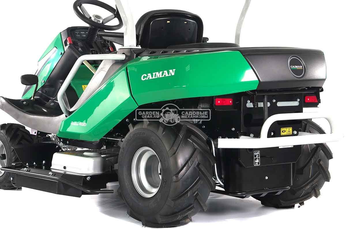 Садовый трактор для высокой травы и работы на склонах Caiman Anteo 4WD 137D2K (CZE, Kawasaki FS730 V-Twin, 726 куб.см., 132 см, дифференциал, 427 кг.)