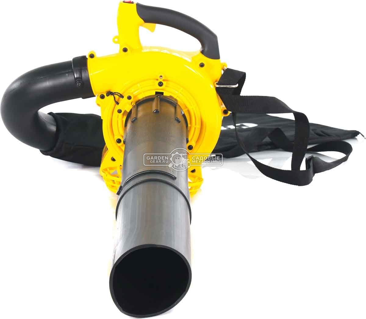 Садовый пылесос/воздуходувка бензиновая Champion GВV326S (PRC, 26 куб.см., 1,0 л.с., 612  м3/ч., 40 л., 4 кг)