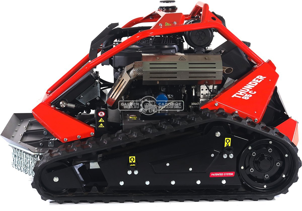 Робот газонокосилка для кошения склонов SABO THUNDER 85 C с дистанционным управлением (GER, 85 см., Honda iGXV 700 EFI, 699 куб.см., 580 кг.)