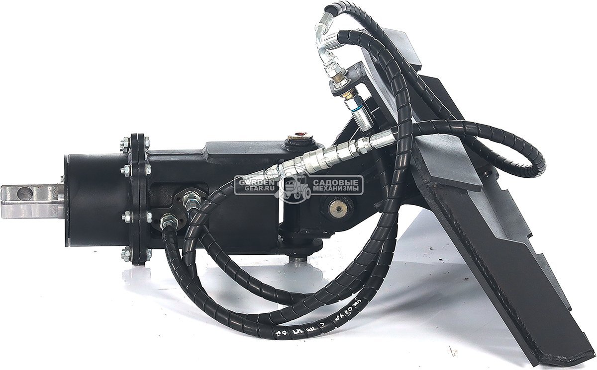 Ямобур (гидравлический вращатель) RED с переходной плитой для мини-погрузчика, 95 кг.