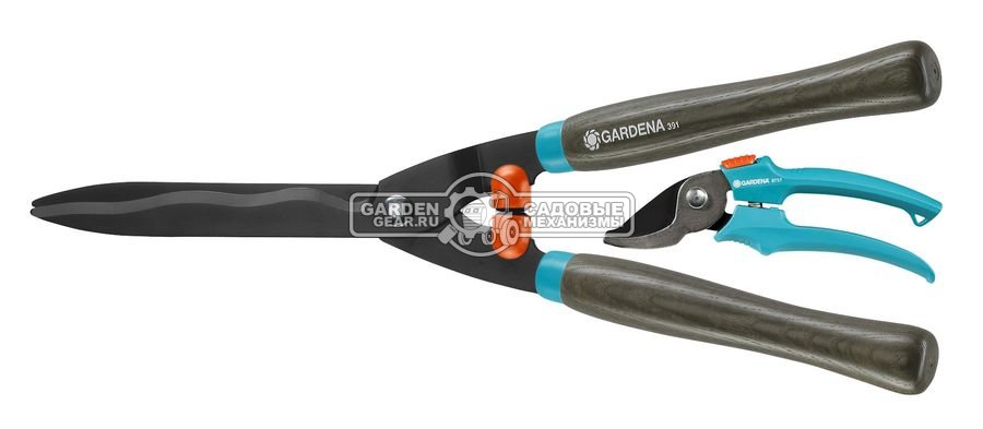 Комплект: Ножницы для живой изгороди Gardena Classic 540 FSC + секатор Gardena Classic