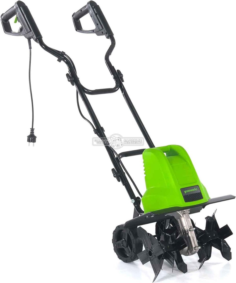 Культиватор электрический GreenWorks GTL1520 (PRC, 1500 Вт, 40 см, 11 кг)