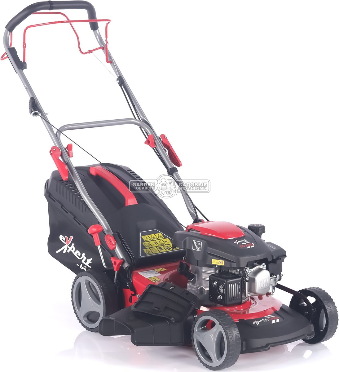 Газонокосилка бензиновая Expert-bis L43S (PRC, 43 см, Ducar 150 см3, сталь, 4 в 1, 55 л, 24 кг)
