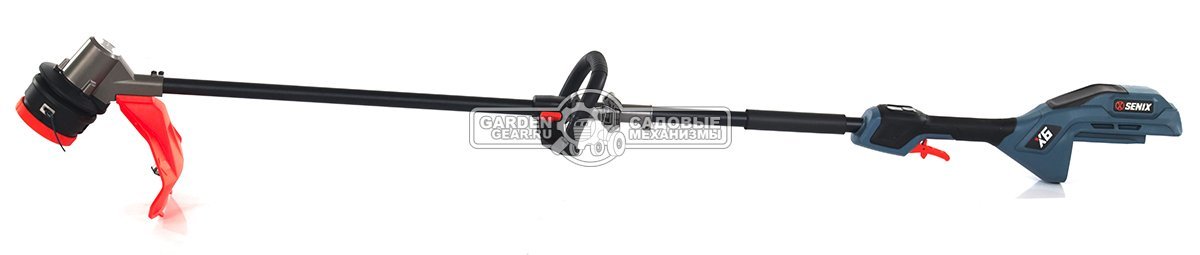 Триммер аккумуляторный Senix GTX6-M-EU c АКБ 3 А/ч и ЗУ (PRC, BL 60В, разъем, D рукоятка, леска 2.4 мм, 3.4 кг)