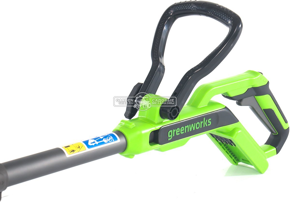Триммер аккумуляторный GreenWorks G40LT331 c АКБ 2 А/ч и ЗУ (PRC, 40В, леска 1.65 мм, 4.1 кг)
