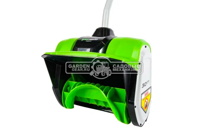 Снегоуборщик аккумуляторный / лопата GreenWorks GD40SS30 с АКБ 2 А/ч и ЗУ (PRC, BL 40В, ширина 30 см, 7 кг)