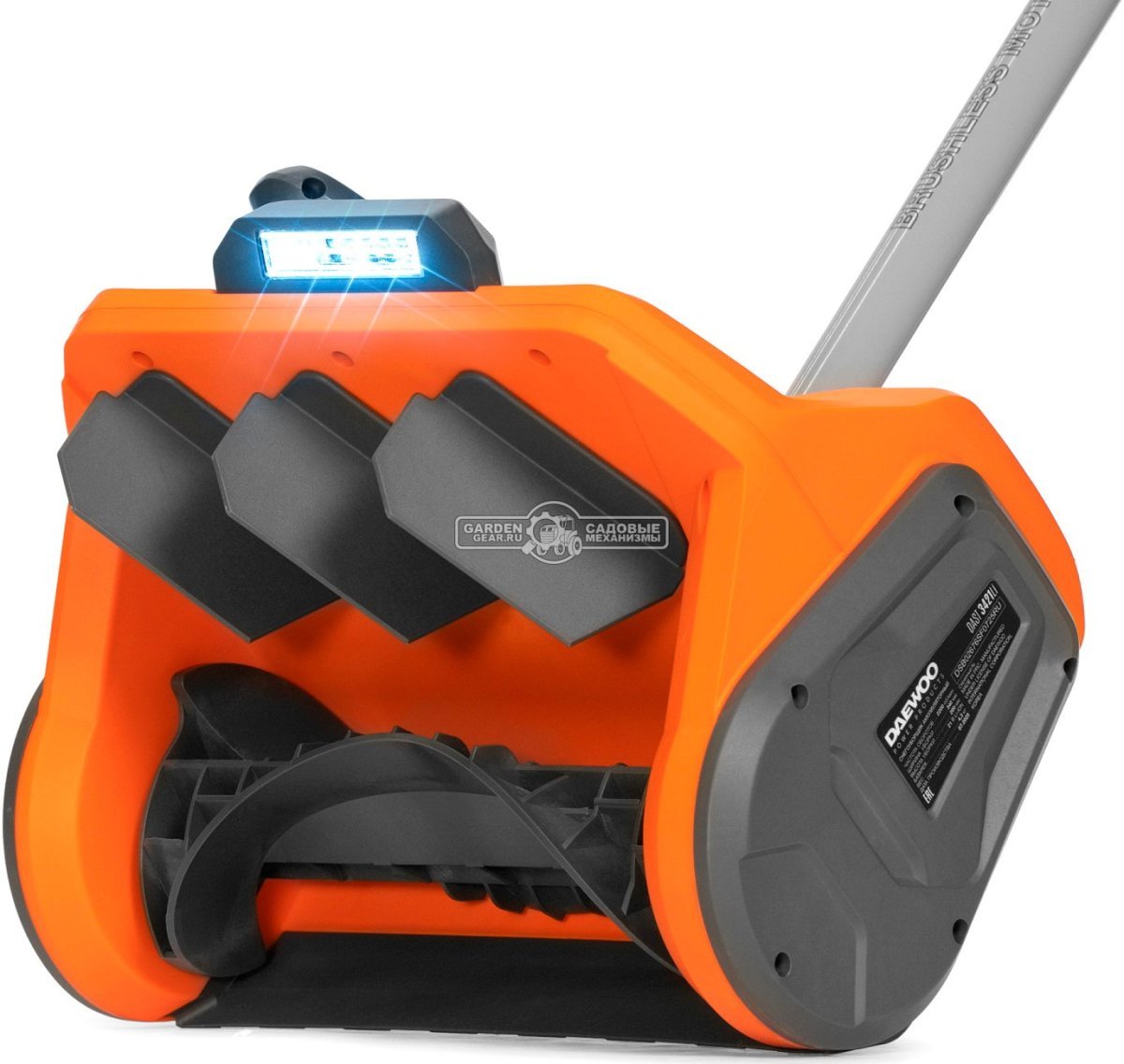 Снегоуборщик аккумуляторный / лопата Daewoo DAST 3421Li без АКБ и ЗУ (PRC, BL 21В, ширина 34 см, 4.3 кг)