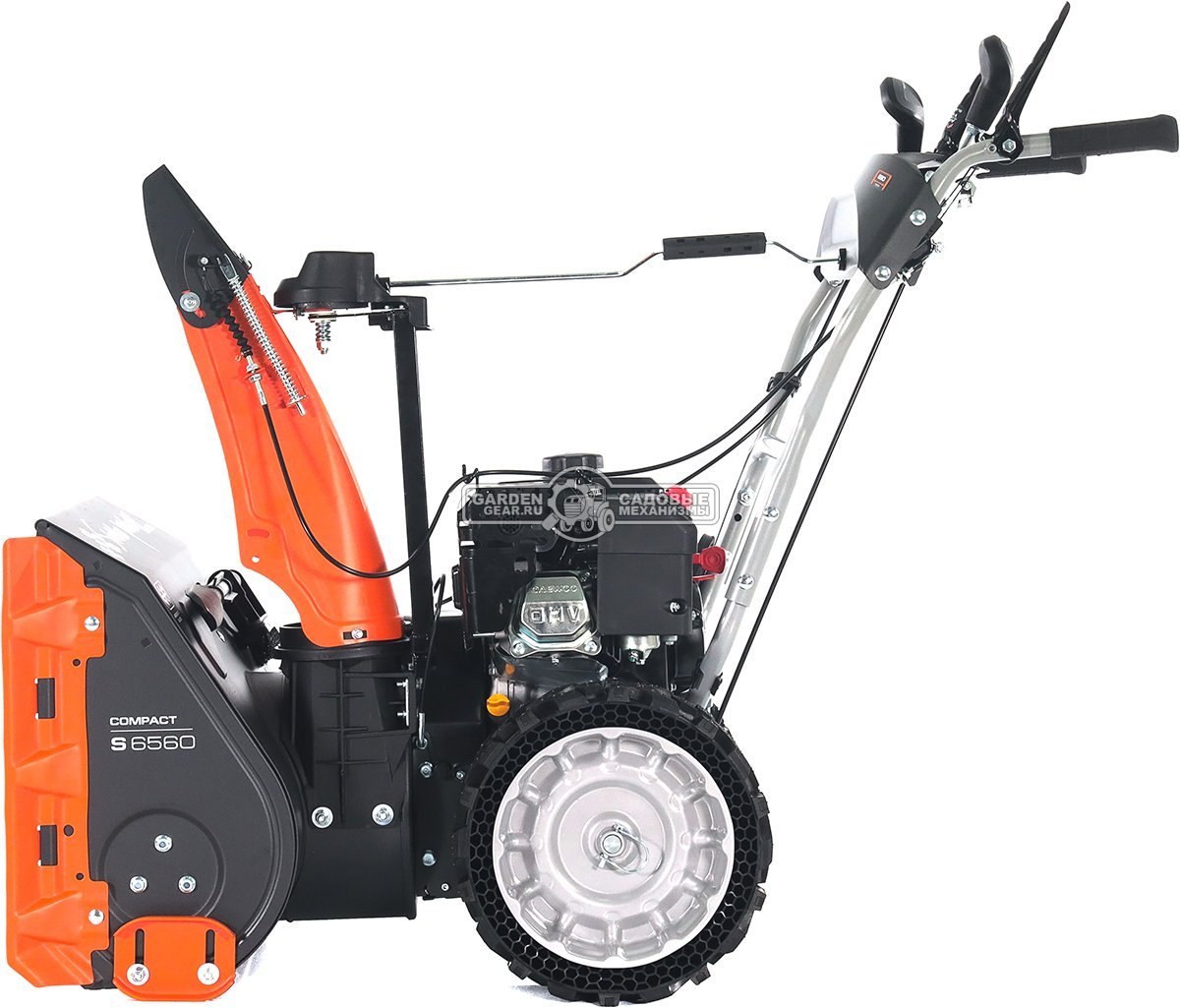Снегоуборщик Daewoo S 6560 (PRC, 59 см., Daewoo, 220 см3, скорости 4/1, колеса EX-ICE, 59 кг.)