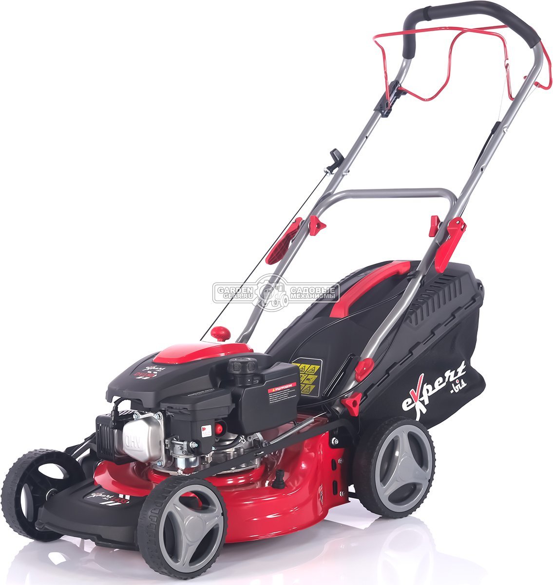 Газонокосилка бензиновая Expert-bis L43S (PRC, 43 см, Ducar 150 см3, сталь, 4 в 1, 55 л, 24 кг)