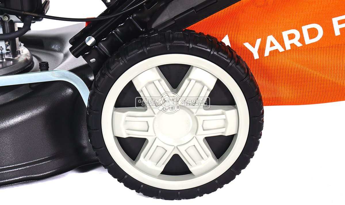 Газонокосилка бензиновая Yard Fox 53SH V (PRC, 53 см, Honda GCV200, 202 см3, вариатор, сталь, 3 в 1, 60 л, 36.8 кг)