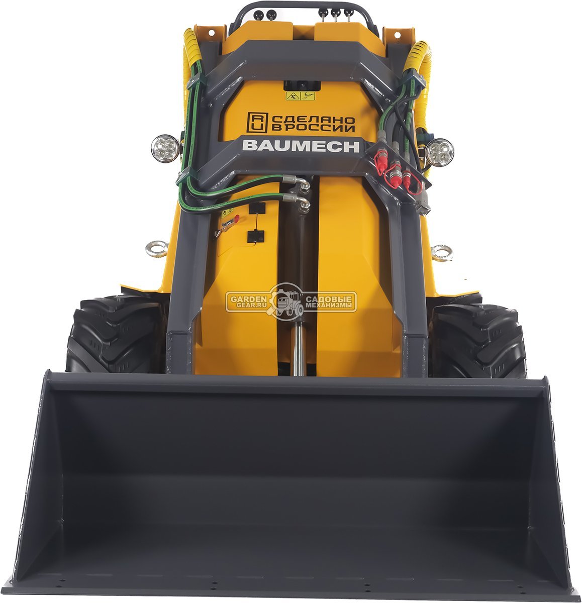 Универсальная машина мини-погрузчик Baumech ML-02 + ковш универсальный 110 см., с двигателем Zongshen GB460E