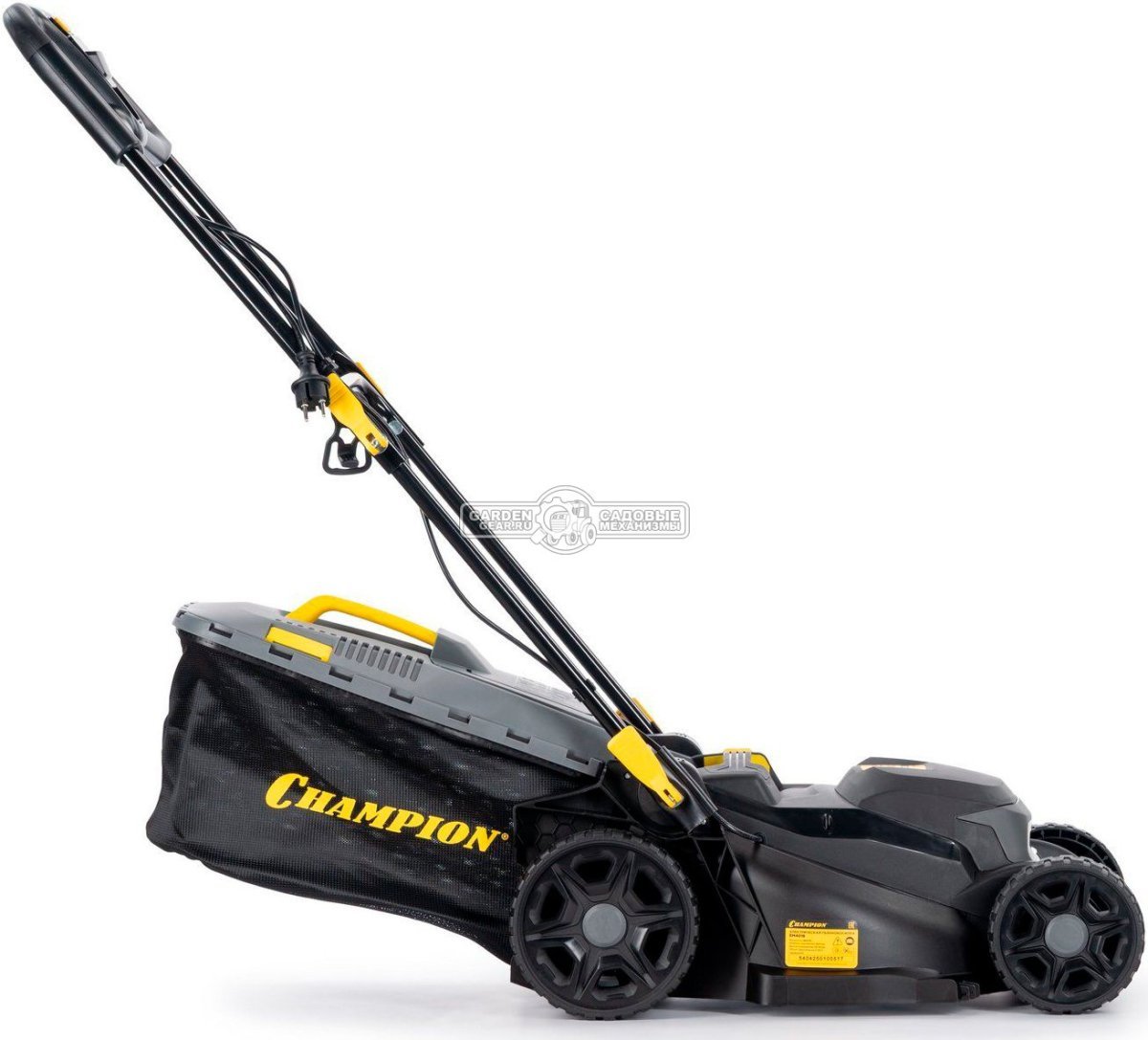 Газонокосилка электрическая Champion EM4018 (PRC, 1800 Вт, 40 см, пластик, 40 л, мульчирование, 16.4 кг)