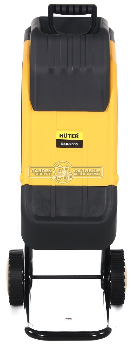 Садовый измельчитель веток электрический Huter ESH-2500 (PRC, 2500 Вт, ветки до 40 мм, диск с ножами, 11.6 кг)